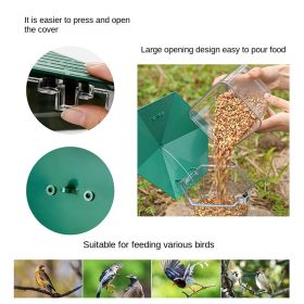 outdoor Hanging hummingbird feeder garden bird feeder foldable feeder sunscreen antifreeze bird cage