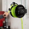 Flexzilla Manual Air Hose Reel Open Face Portable 1/4" x 100'